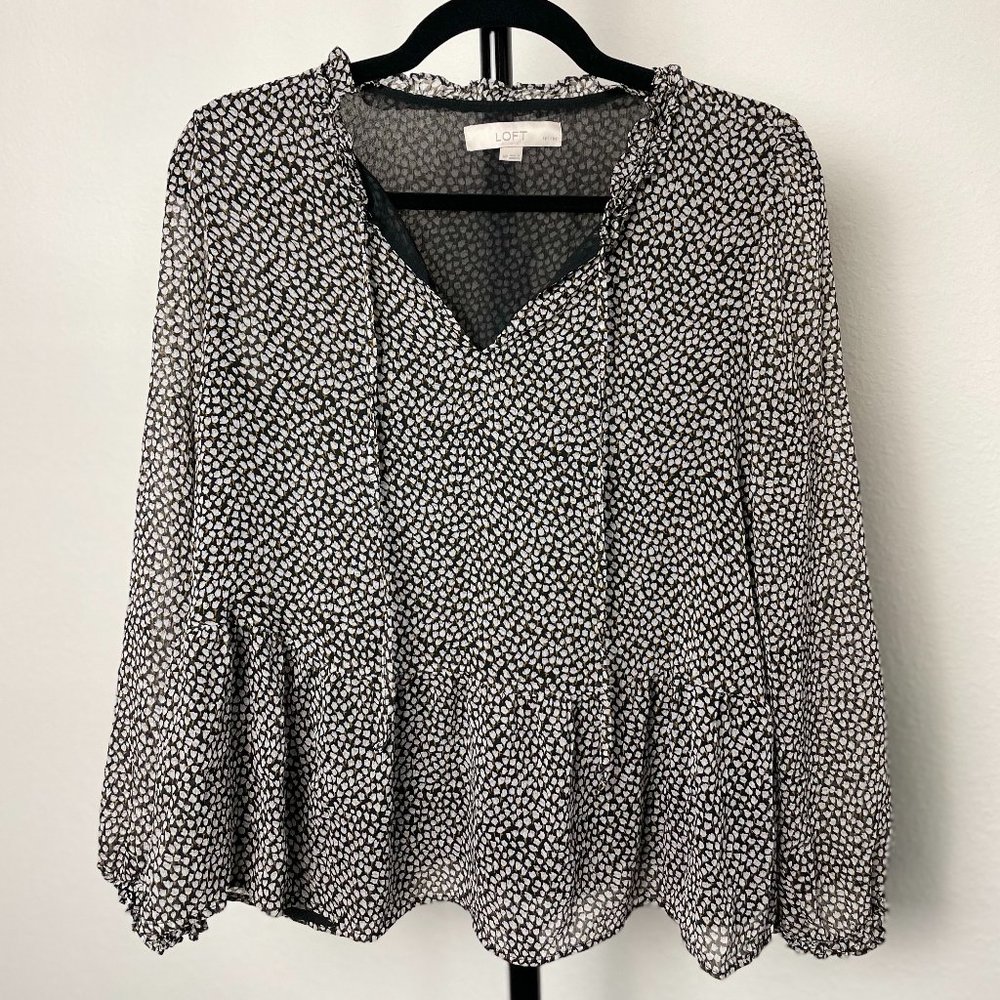 Loft floral flowy top